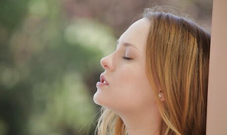 Slim american teen Blue Angel banged hard in her pussy after hot blowjob 